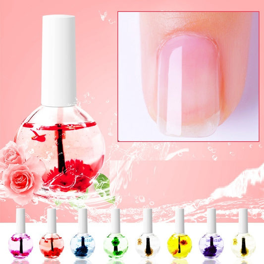 Natural Nail Elixir: Dried Flower Nutrient Oil - Hydration & Shine - Infinite Findings