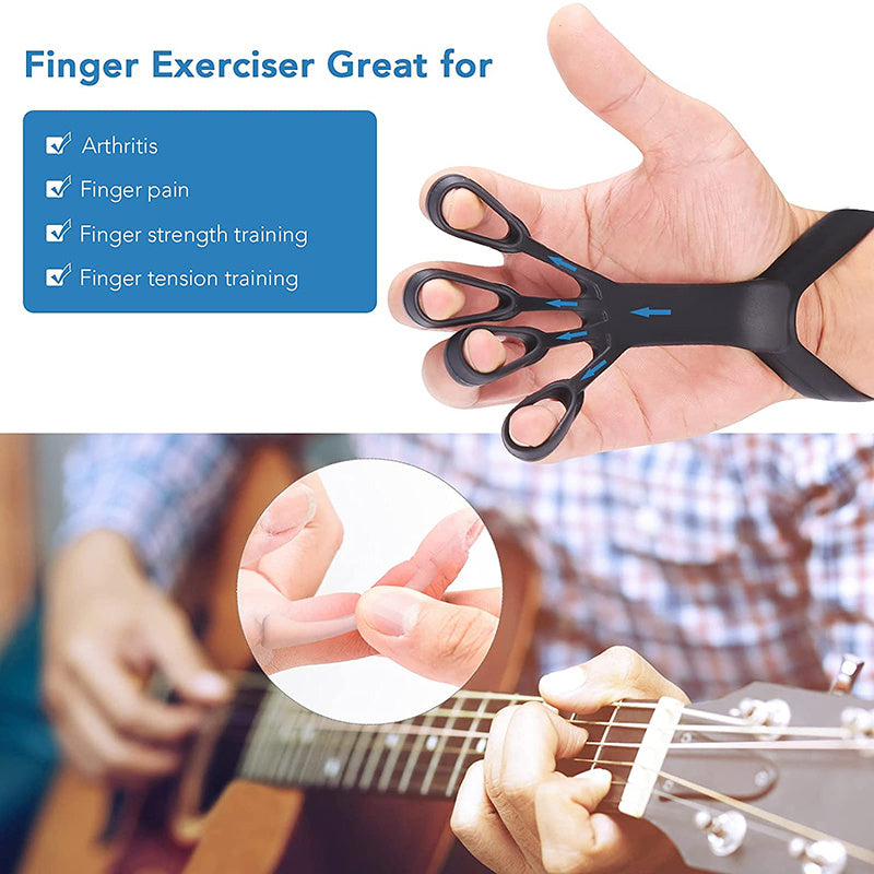 Grip Strength Pro: Silicone Finger Trainer - Exercise & Recover. - Infinite Findings