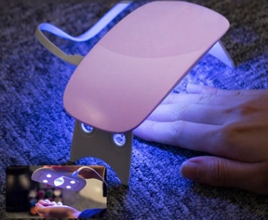 Fast Cure LED Light: Mini 6W Nail Lamp - Perfect for Travel - Infinite Findings