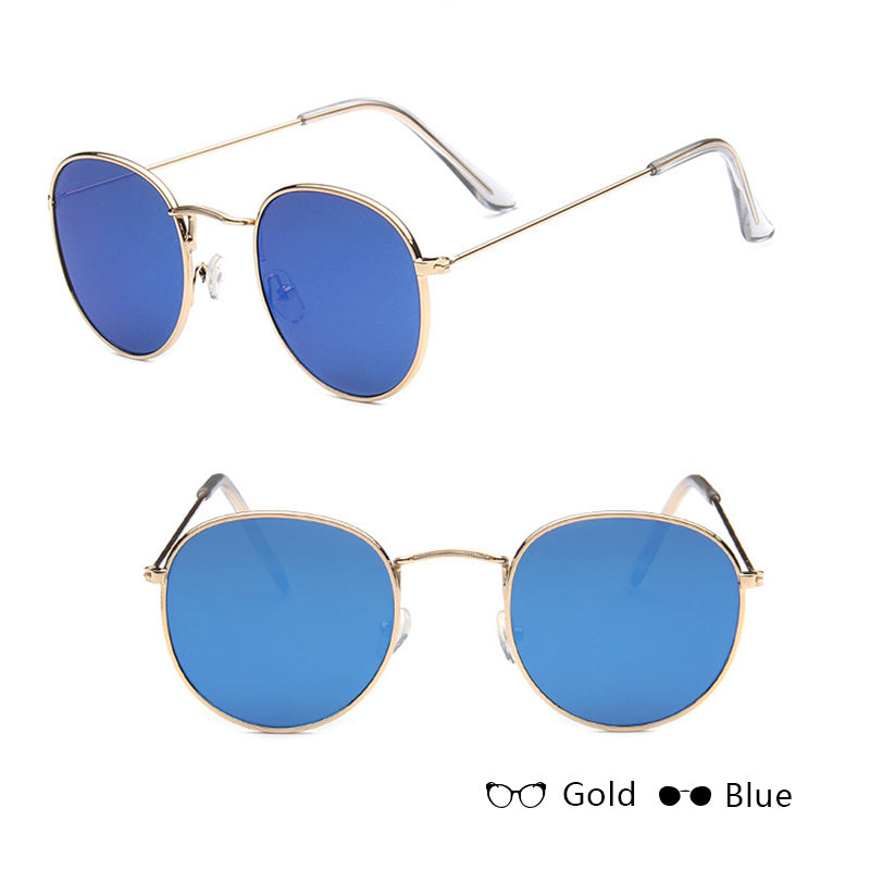 Vintage Glam: Retro Round Sunglasses - Infinite Findings