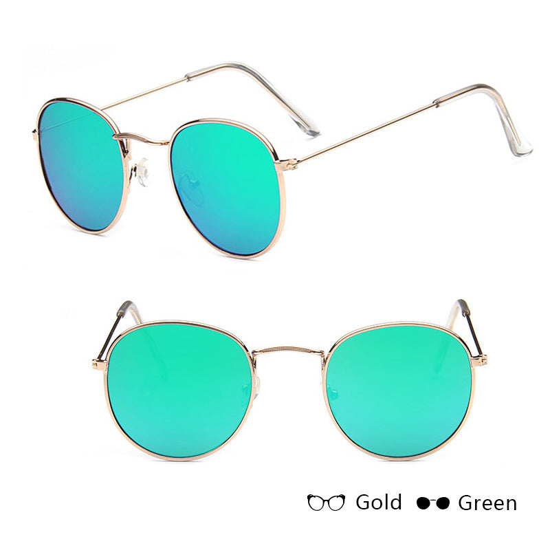 Vintage Glam: Retro Round Sunglasses - Infinite Findings