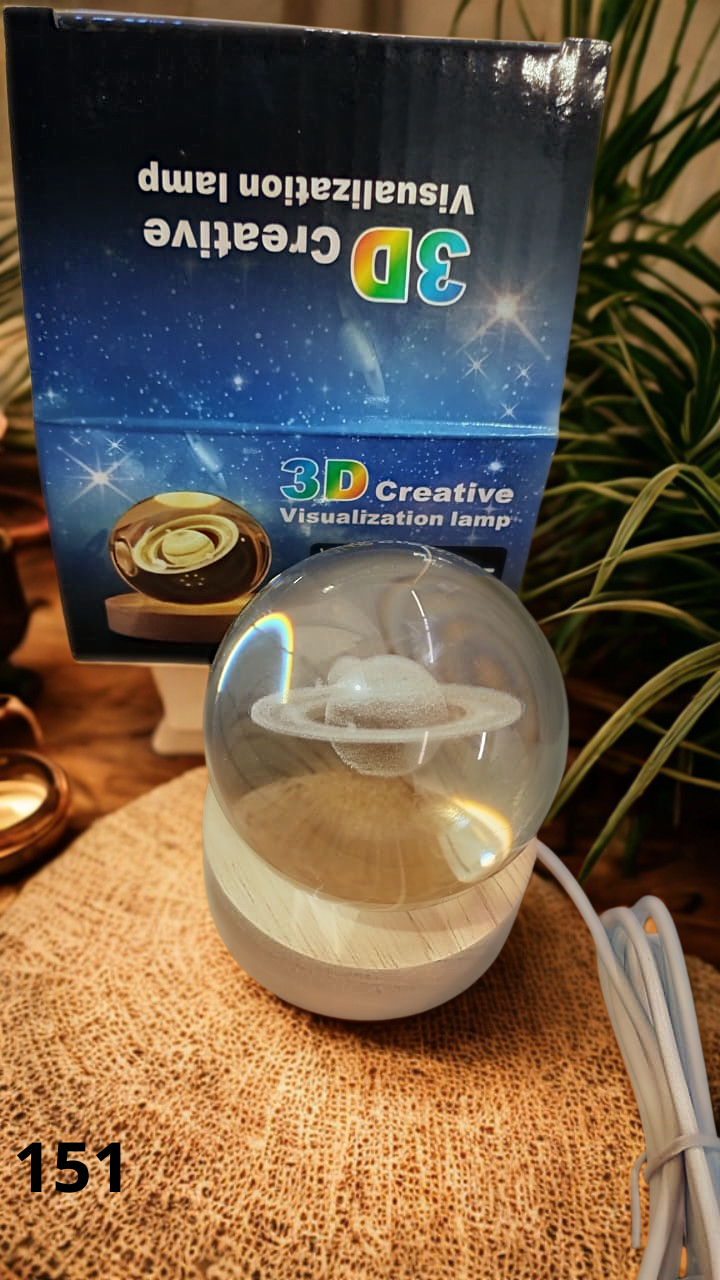 Esfera De Cristal Luz Led