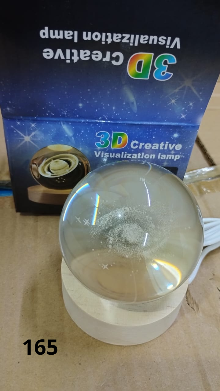 Esfera De Cristal Luz Led