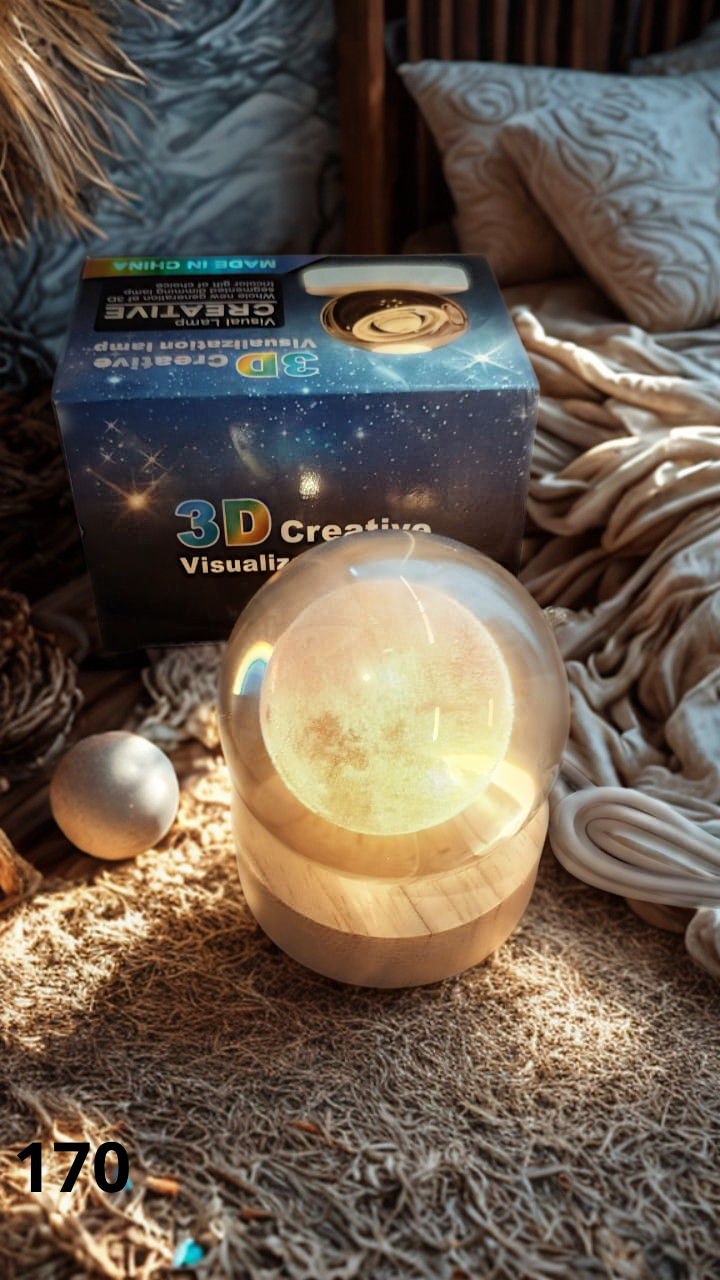 Esfera De Cristal Luz Led