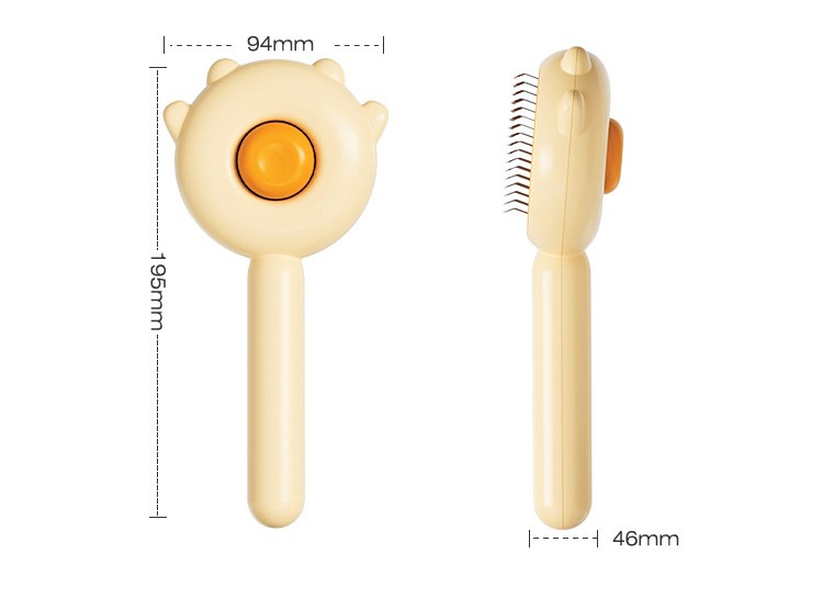 Effortless De-Shed: Pet Massage Comb - Healthy & Knot-Free. - Infinite Findings
