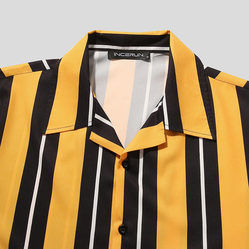 Relaxed Vibes: Men's Soft Summer Shirt - Streetwear Cool - Infinite Findings