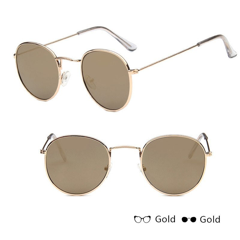 Vintage Glam: Retro Round Sunglasses - Infinite Findings