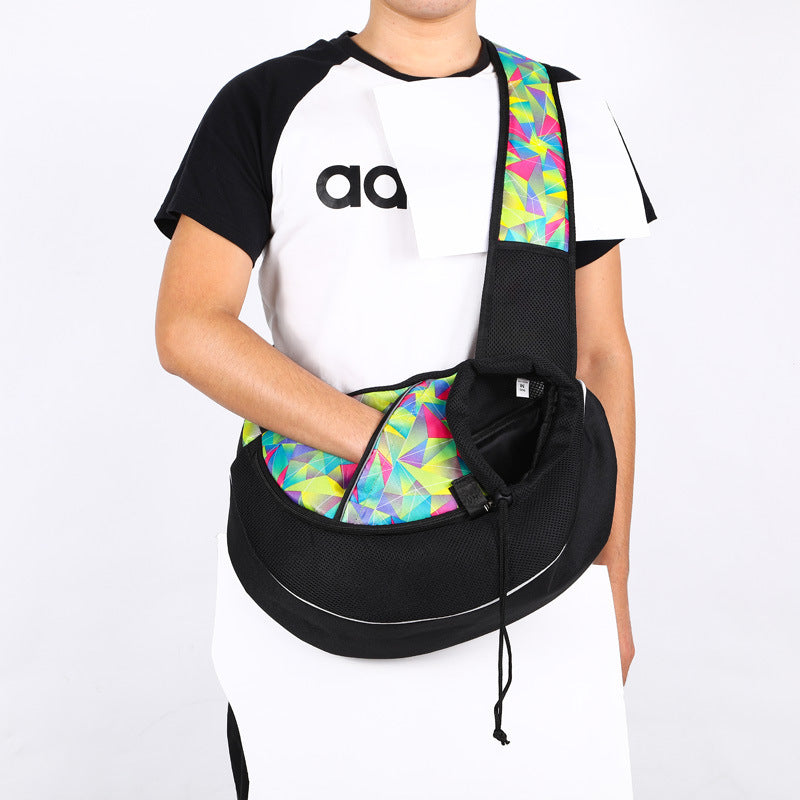 Hands-Free Travel: Pet Crossbody Carrier - Safe & Breathable. - Infinite Findings