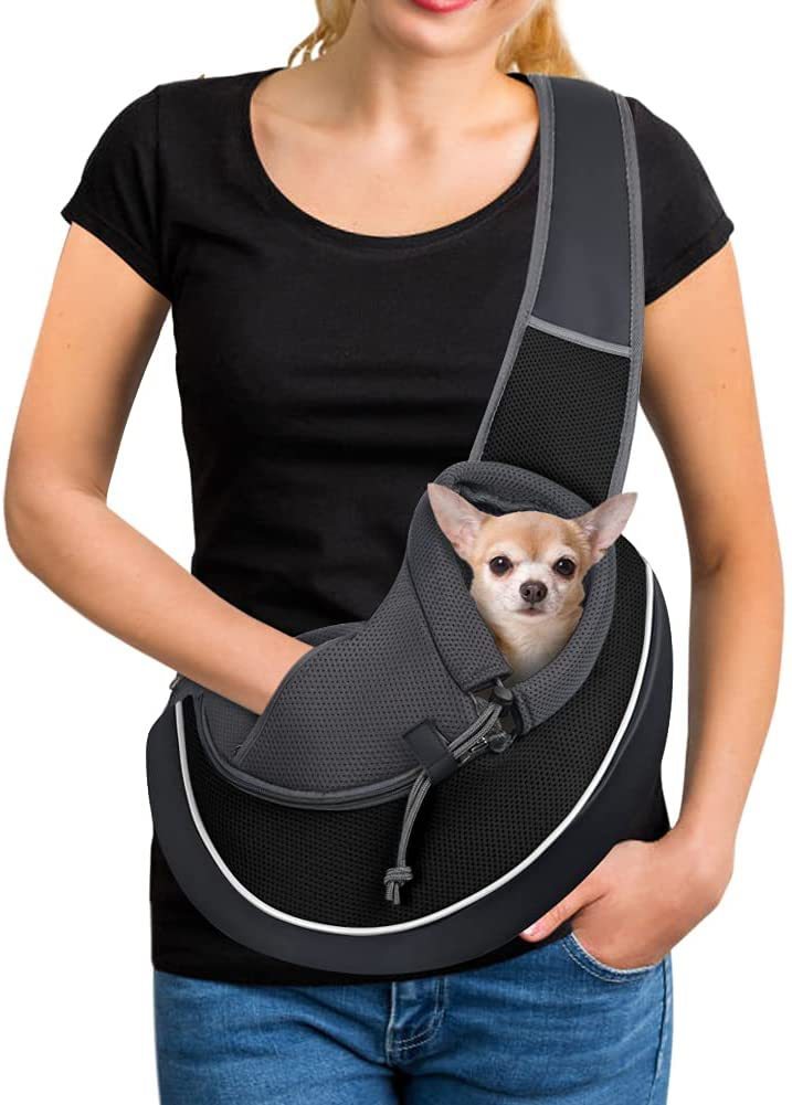 Hands-Free Travel: Pet Crossbody Carrier - Safe & Breathable. - Infinite Findings