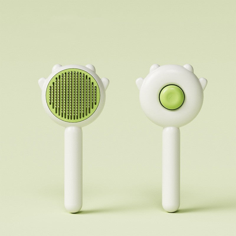 Effortless De-Shed: Pet Massage Comb - Healthy & Knot-Free. - Infinite Findings