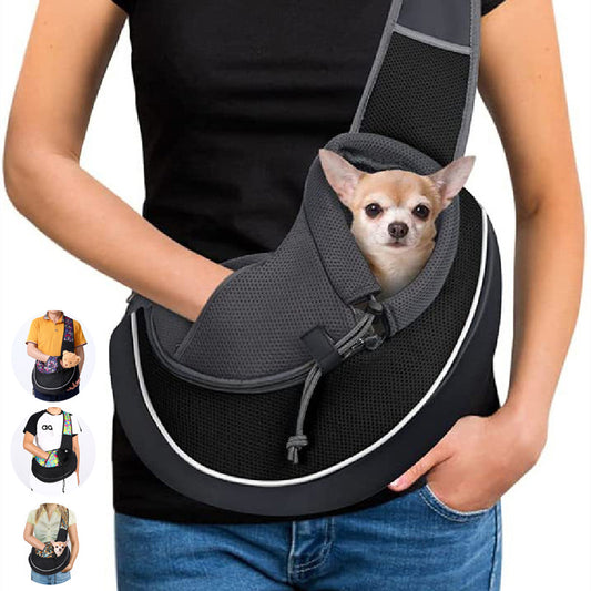 Hands-Free Travel: Pet Crossbody Carrier - Safe & Breathable. - Infinite Findings
