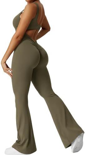 Active Elegance: Sleeveless Flare Jumpsuit - Versatile Chic - Infinite Findings