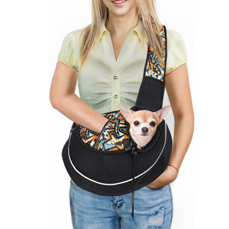 Hands-Free Travel: Pet Crossbody Carrier - Safe & Breathable. - Infinite Findings